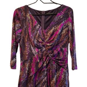 🆕NWT David Meister Dress 3/4 Sleeve Knit Sz 8